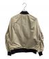 中古・古着 Onitsuka Tiger (オニツカタイガー) BOMBER JACKET / ボンバージャケット / 2183B594 ベージュ サイズ:M：13000円