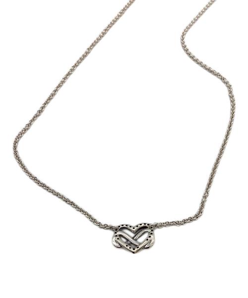 PANDORA（パンドラ）PANDORA (パンドラ) Sparkling Infinity Heart Collier Necklace シルバーの古着・服飾アイテム