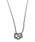 PANDORA (パンドラ) Sparkling Infinity Heart Collier Necklace シルバー：5000円