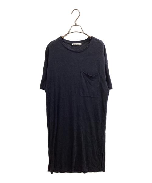 Acne studios（アクネ ストゥディオズ）ACNE STUDIOS (アクネ ストゥディオズ) リネンワンピース / 15A181 ネイビー サイズ:不明の古着・服飾アイテム