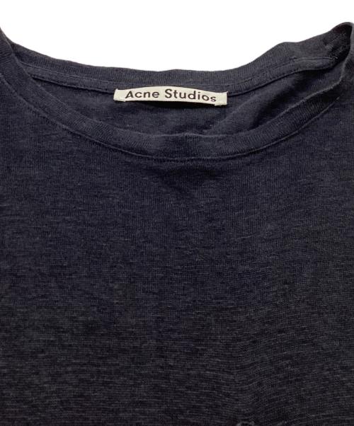 Acne studios（アクネ ストゥディオズ）ACNE STUDIOS (アクネ ストゥディオズ) リネンワンピース / 15A181 ネイビー サイズ:不明の古着・服飾アイテム