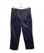 Dickies×hotel palaceディッキーズ×ホテルプレイス）の古着「別注2タックワイドパンツ　668-3227225」｜ネイビー