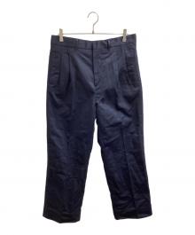 Dickies×hotel palace（ディッキーズ×ホテルプレイス）の古着「別注2タックワイドパンツ　668-3227225」｜ネイビー