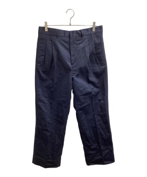 Dickies（ディッキーズ）Dickies (ディッキーズ) HOTEL PALACE (ホテルプレイス) 別注2タックワイドパンツ　668-3227225 ネイビー サイズ:Lの古着・服飾アイテム