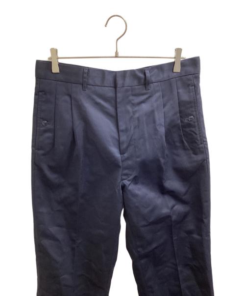 Dickies（ディッキーズ）Dickies (ディッキーズ) HOTEL PALACE (ホテルプレイス) 別注2タックワイドパンツ　668-3227225 ネイビー サイズ:Lの古着・服飾アイテム