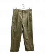 Dickies×hotel palaceディッキーズ×ホテルプレイス）の古着「別注2タックワイドパンツ / 668-3227225」｜ベージュ