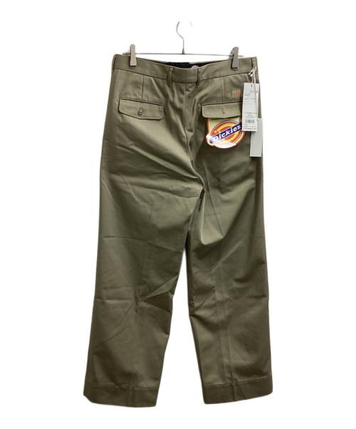 Dickies（ディッキーズ）Dickies (ディッキーズ) HOTEL PALACE (ホテルプレイス) 別注2タックワイドパンツ / 668-3227225 ベージュ サイズ:L 未使用品の古着・服飾アイテム
