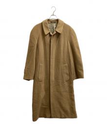 VALENTINO UOMO（ヴァレンティノ ウモ）の古着「カシミヤ混ステンカラーコート」｜ブラウン