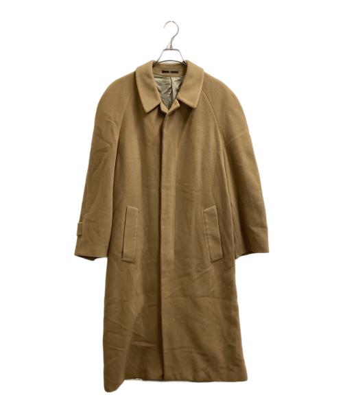 VALENTINO UOMO（ヴァレンティノ ウモ）VALENTINO UOMO (ヴァレンティノ ウモ) カシミヤ混ステンカラーコート ブラウン サイズ:表記なしの古着・服飾アイテム