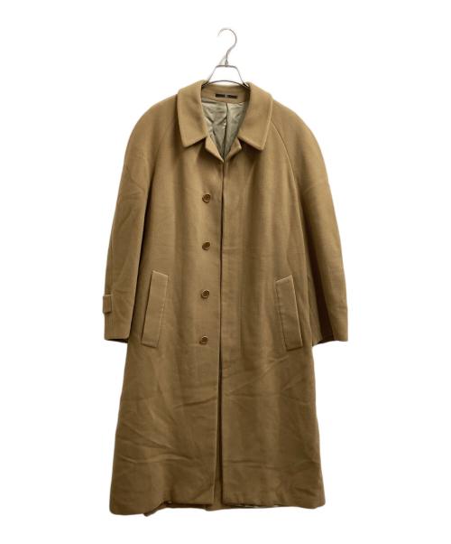 VALENTINO UOMO（ヴァレンティノ ウモ）VALENTINO UOMO (ヴァレンティノ ウモ) カシミヤ混ステンカラーコート ブラウン サイズ:表記なしの古着・服飾アイテム