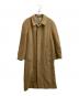 VALENTINO UOMO（ヴァレンティノ ウモ）の古着「カシミヤ混ステンカラーコート」｜ブラウン