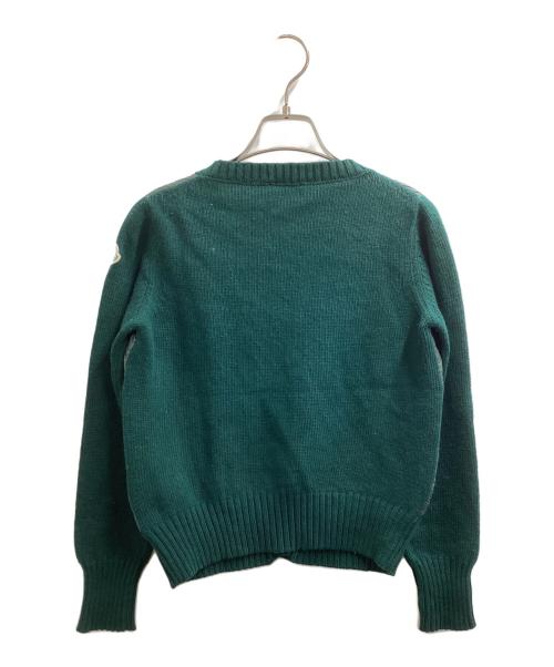 MONCLER（モンクレール）MONCLER (モンクレール) MAGLIONE TRICOT ALLA COREANA グリーン サイズ:XSの古着・服飾アイテム