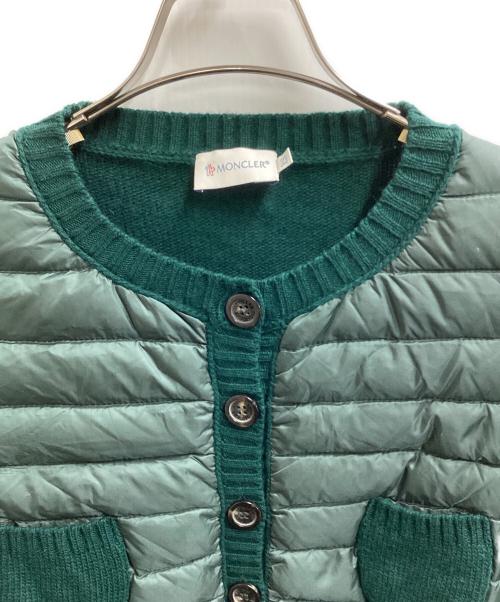 MONCLER（モンクレール）MONCLER (モンクレール) MAGLIONE TRICOT ALLA COREANA グリーン サイズ:XSの古着・服飾アイテム