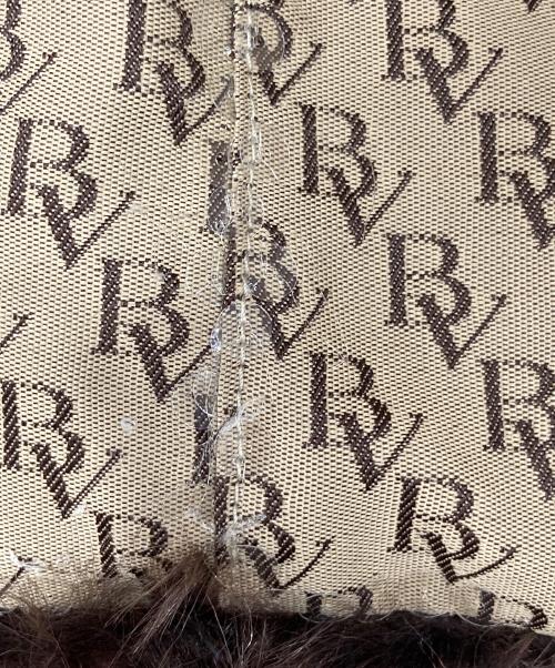 BOTTEGA VENETA（ボッテガベネタ）BOTTEGA VENETA (ボッテガベネタ) BV柄 スパンコールファージャケット ベージュ サイズ:42の古着・服飾アイテム