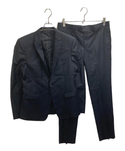 EMPORIO ARMANI（エンポリオ アルマーニ）EMPORIO ARMANI (エンポリオ アルマーニ) セットアップスーツ / V1V16E V1131 ブラック サイズ:48の古着・服飾アイテム