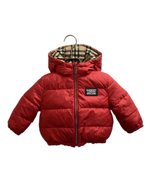 BURBERRY（バーバリー）BURBERRY (バーバリー) ダウンジャケット レッド サイズ:18Mの古着・服飾アイテム