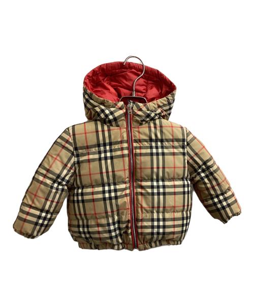 BURBERRY（バーバリー）BURBERRY (バーバリー) ダウンジャケット レッド サイズ:18Mの古着・服飾アイテム