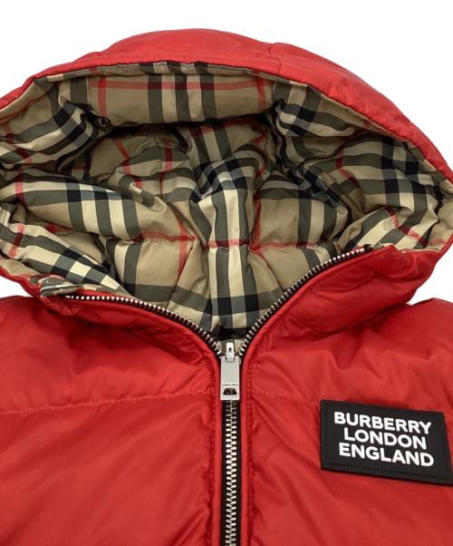 BURBERRY（バーバリー）BURBERRY (バーバリー) ダウンジャケット レッド サイズ:18Mの古着・服飾アイテム