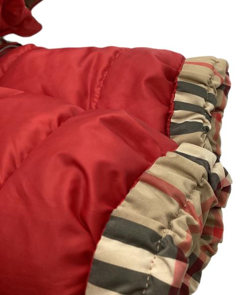 BURBERRY（バーバリー）BURBERRY (バーバリー) ダウンジャケット レッド サイズ:18Mの古着・服飾アイテム