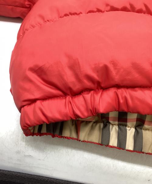 BURBERRY（バーバリー）BURBERRY (バーバリー) ダウンジャケット レッド サイズ:18Mの古着・服飾アイテム