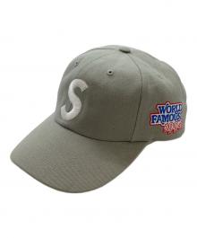 SUPREME（シュプリーム）の古着「World Famous Logo 6 Panel / ワールド フェイマス エス ロゴ 6 パネル / キャップ / 25SS」｜グレー