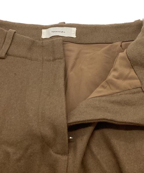 TODAYFUL（トゥデイフル）TODAYFUL (トゥデイフル) Wool Painter Pants ブラウン サイズ:38の古着・服飾アイテム