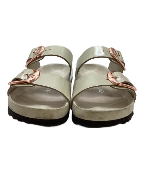 BIRKENSTOCK（ビルケンシュトック）BIRKENSTOCK (ビルケンシュトック) Arizona Big Buckle / アリゾナ ビッグバックル ベージュ サイズ:25cmの古着・服飾アイテム