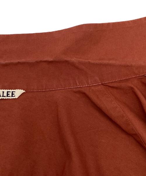 AURALEE（オーラリー）AURALEE (オーラリー) SELVEDGE WEATHER CLOTH SHIRTS　A8SS02WC ブラウン サイズ:4の古着・服飾アイテム
