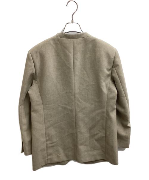 UNTITLED（アンタイトル）UNTITLED (アンタイトル) リネンライクキャンバス カラーレスジャケット　153-42401 ベージュ サイズ:Mの古着・服飾アイテム