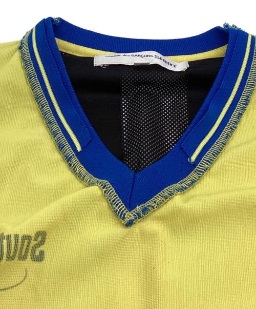 COMME des GARCONS SHIRT（コムデギャルソンシャツ）COMME des GARCONS SHIRT (コムデギャルソンシャツ) インサイドアウトゲームシャツ イエロー サイズ:Sの古着・服飾アイテム