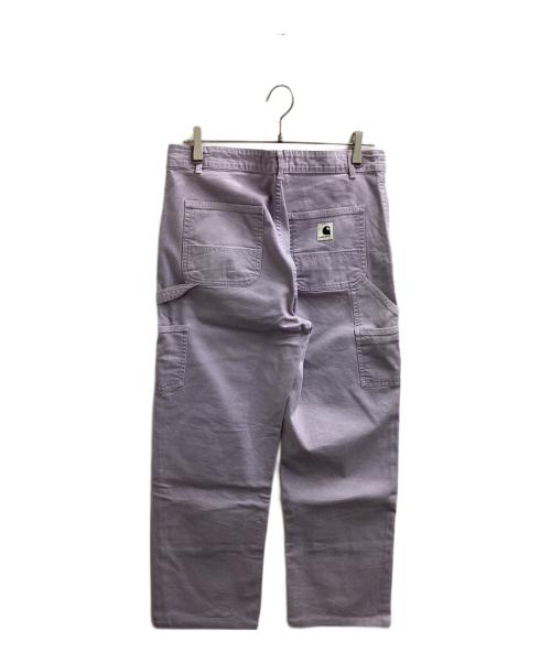 Carhartt WIP（カーハート ワーク イン プログレス）CARHARTT WIP (カーハート ワーク イン プログレス) ダブルニーパンツ / I032028 パープル サイズ:28の古着・服飾アイテム