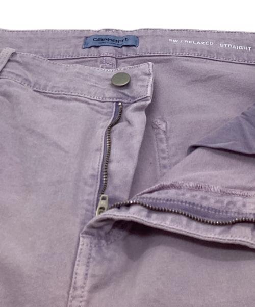 Carhartt WIP（カーハート ワーク イン プログレス）CARHARTT WIP (カーハート ワーク イン プログレス) ダブルニーパンツ / I032028 パープル サイズ:28の古着・服飾アイテム