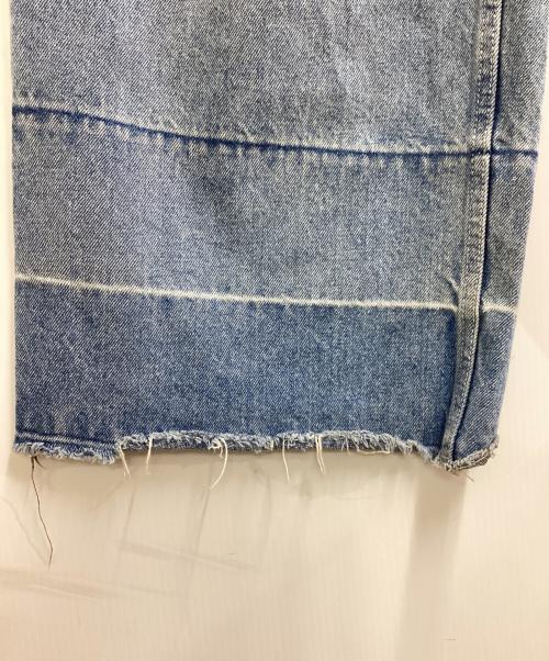 CAMPHOR WOOD（カンファーウッド）CAMPHOR WOOD (カンファーウッド) washed cut off baggy denim　/　CW0021 インディゴ サイズ:Sの古着・服飾アイテム