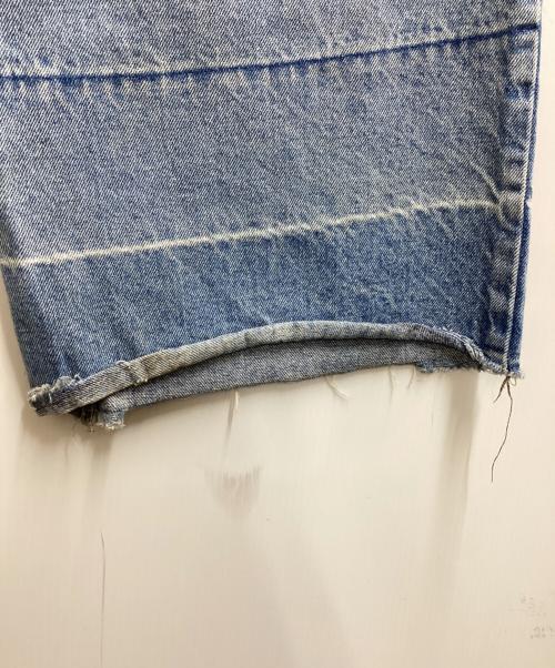 CAMPHOR WOOD（カンファーウッド）CAMPHOR WOOD (カンファーウッド) washed cut off baggy denim　/　CW0021 インディゴ サイズ:Sの古着・服飾アイテム
