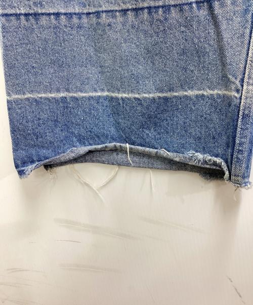 CAMPHOR WOOD（カンファーウッド）CAMPHOR WOOD (カンファーウッド) washed cut off baggy denim　/　CW0021 インディゴ サイズ:Sの古着・服飾アイテム