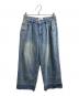 CAMPHOR WOOD（カンファーウッド）の古着「washed cut off baggy denim　/　CW0021」｜インディゴ