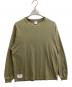 WTAPS（ダブルタップス）の古着「ロゴ刺繍長袖Tシャツ / C8-T410」｜オリーブ