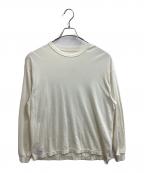 WTAPSダブルタップス）の古着「ブランク ロングスリーブ Tシャツ」｜アイボリー