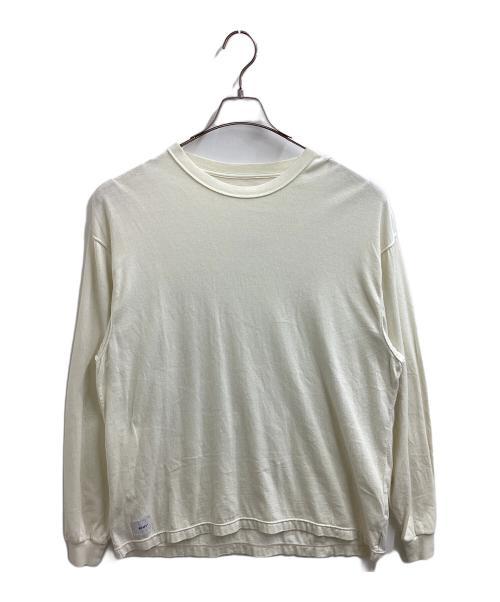 WTAPS（ダブルタップス）WTAPS (ダブルタップス) ブランク ロングスリーブ Tシャツ アイボリー サイズ:X02の古着・服飾アイテム