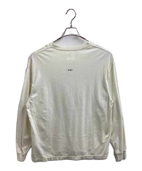 WTAPS（ダブルタップス）WTAPS (ダブルタップス) ブランク ロングスリーブ Tシャツ アイボリー サイズ:X02の古着・服飾アイテム