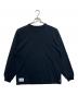 WTAPS（ダブルタップス）の古着「AII 03/LS/CTPL.SIGN  / バックロゴ刺繍ロングスリーブカットソー」｜ネイビー