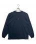 WTAPS (ダブルタップス) AII 03/LS/CTPL.SIGN  / バックロゴ刺繍ロングスリーブカットソー ネイビー サイズ:X02：7000円