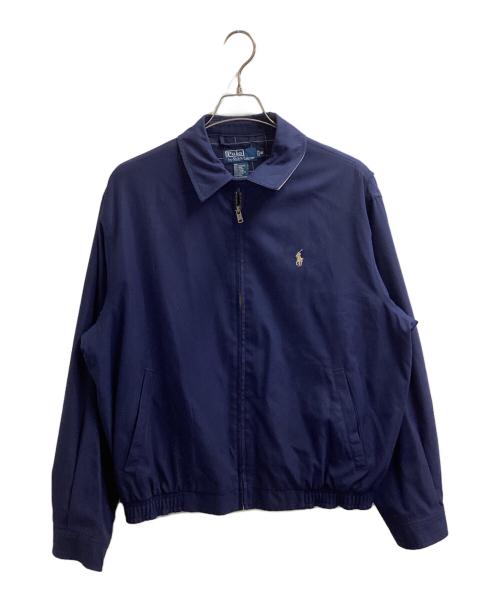 POLO RALPH LAUREN（ポロ・ラルフローレン）POLO RALPH LAUREN (ポロ・ラルフローレン) ピーチスキンスイングトップ ネイビー サイズ:Mの古着・服飾アイテム