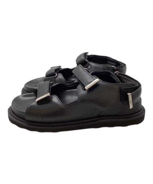 Caminando（カミナンド）Caminando (カミナンド) TOUCH-STRAP SANDALS　23093510006110 ブラック サイズ:38の古着・服飾アイテム