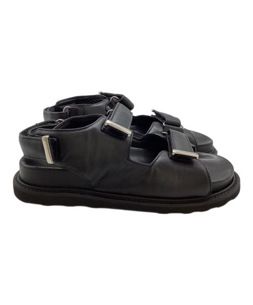 Caminando（カミナンド）Caminando (カミナンド) TOUCH-STRAP SANDALS　23093510006110 ブラック サイズ:38の古着・服飾アイテム