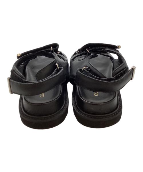 Caminando（カミナンド）Caminando (カミナンド) TOUCH-STRAP SANDALS　23093510006110 ブラック サイズ:38の古着・服飾アイテム