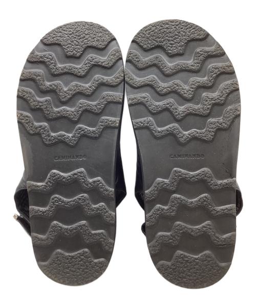 Caminando（カミナンド）Caminando (カミナンド) TOUCH-STRAP SANDALS　23093510006110 ブラック サイズ:38の古着・服飾アイテム