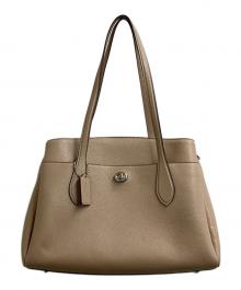 COACH（コーチ）の古着「ローラ キャリーオール トートバッグ」｜ベージュ