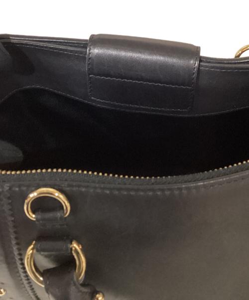 Salvatore Ferragamo（サルヴァトーレ フェラガモ）Salvatore Ferragamo  (サルヴァトーレ フェラガモ) Gancini tote bag / ガンチーニトートバッグ ネイビーの古着・服飾アイテム