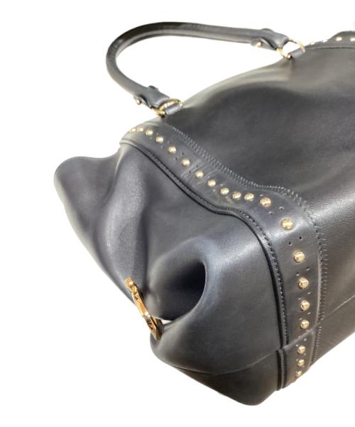 Salvatore Ferragamo（サルヴァトーレ フェラガモ）Salvatore Ferragamo  (サルヴァトーレ フェラガモ) Gancini tote bag / ガンチーニトートバッグ ネイビーの古着・服飾アイテム